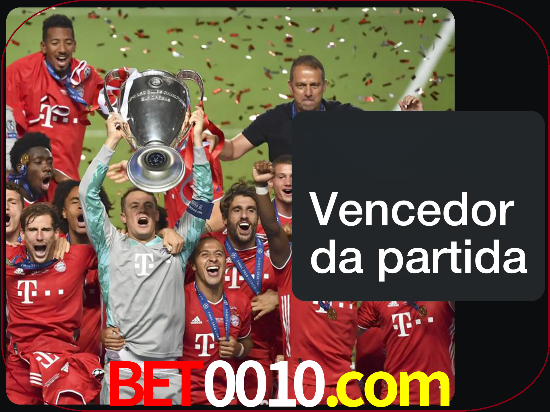 Aposte no vencedor e ganhe uma grande quantia de dinheiro.