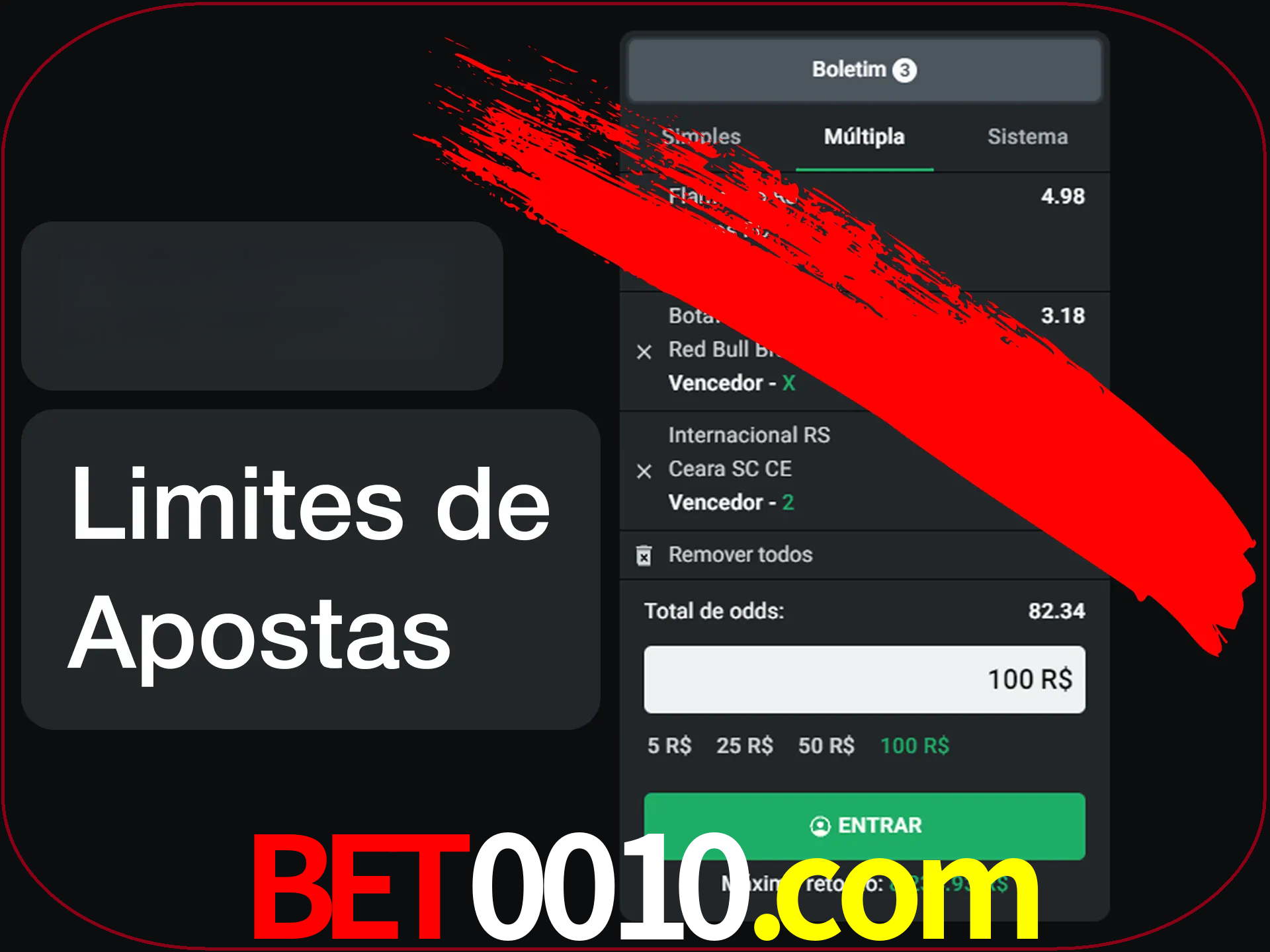 Não faça apostas loucas.